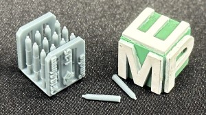 Amunicja 84mm QF18 - Dymny - 10 sztuk - 1:72