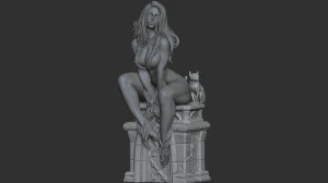 Black Cat (Marvel) - type 2 - 1:12 scale